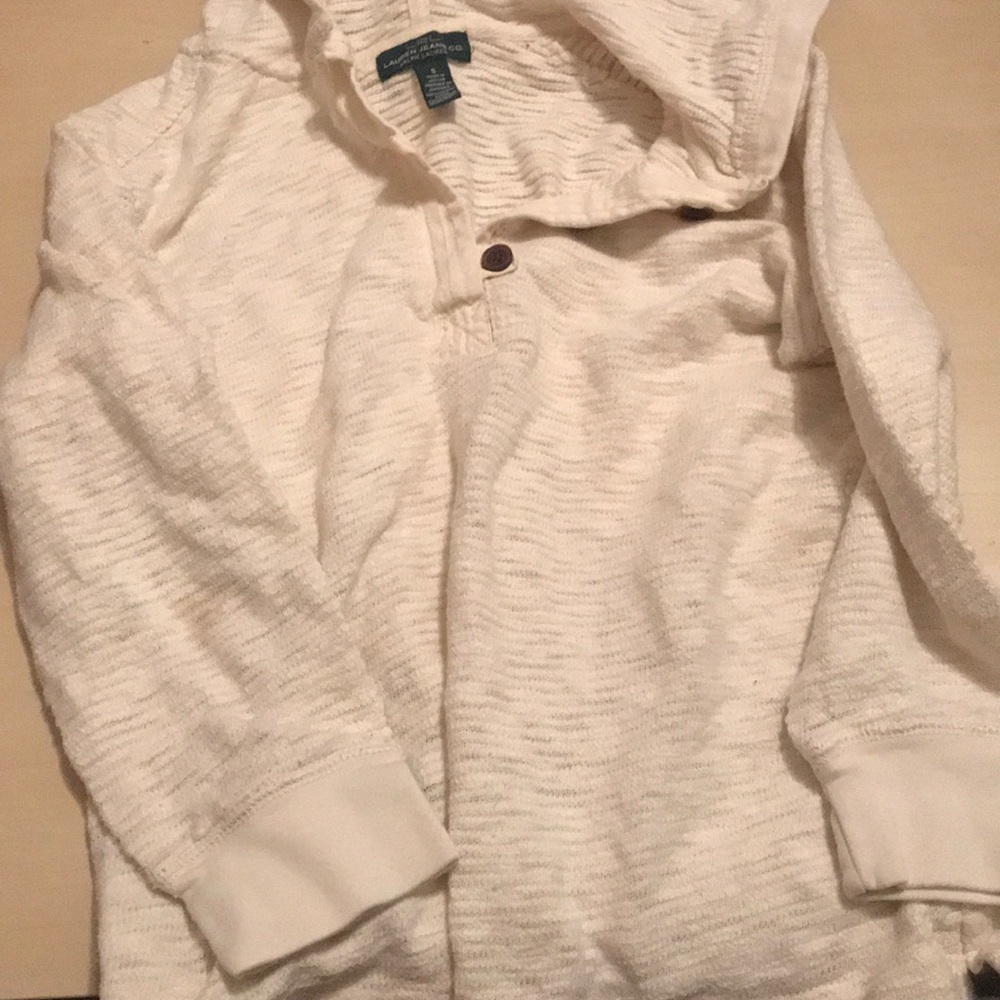 White hoodie